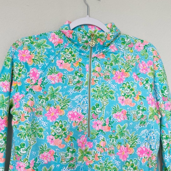 Lilly Pulitzer Lilly Loves Disney Skipper Mickey Minnie Preppy Blue/Pink Sz XS - Picture 6 of 11